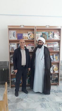 بازدید امام جمعه شهر ازکتابخانه
